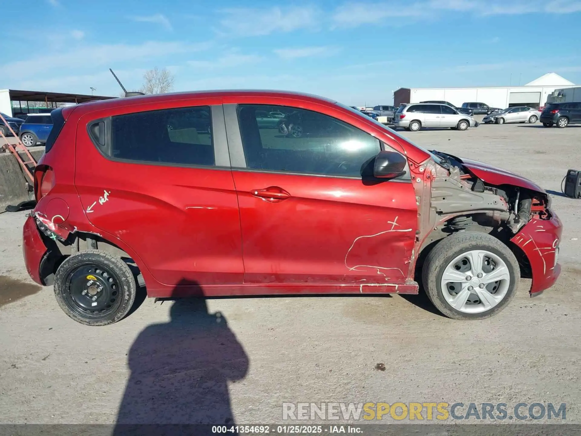 14 Photograph of a damaged car KL8CB6SA7MC712938 CHEVROLET SPARK 2021