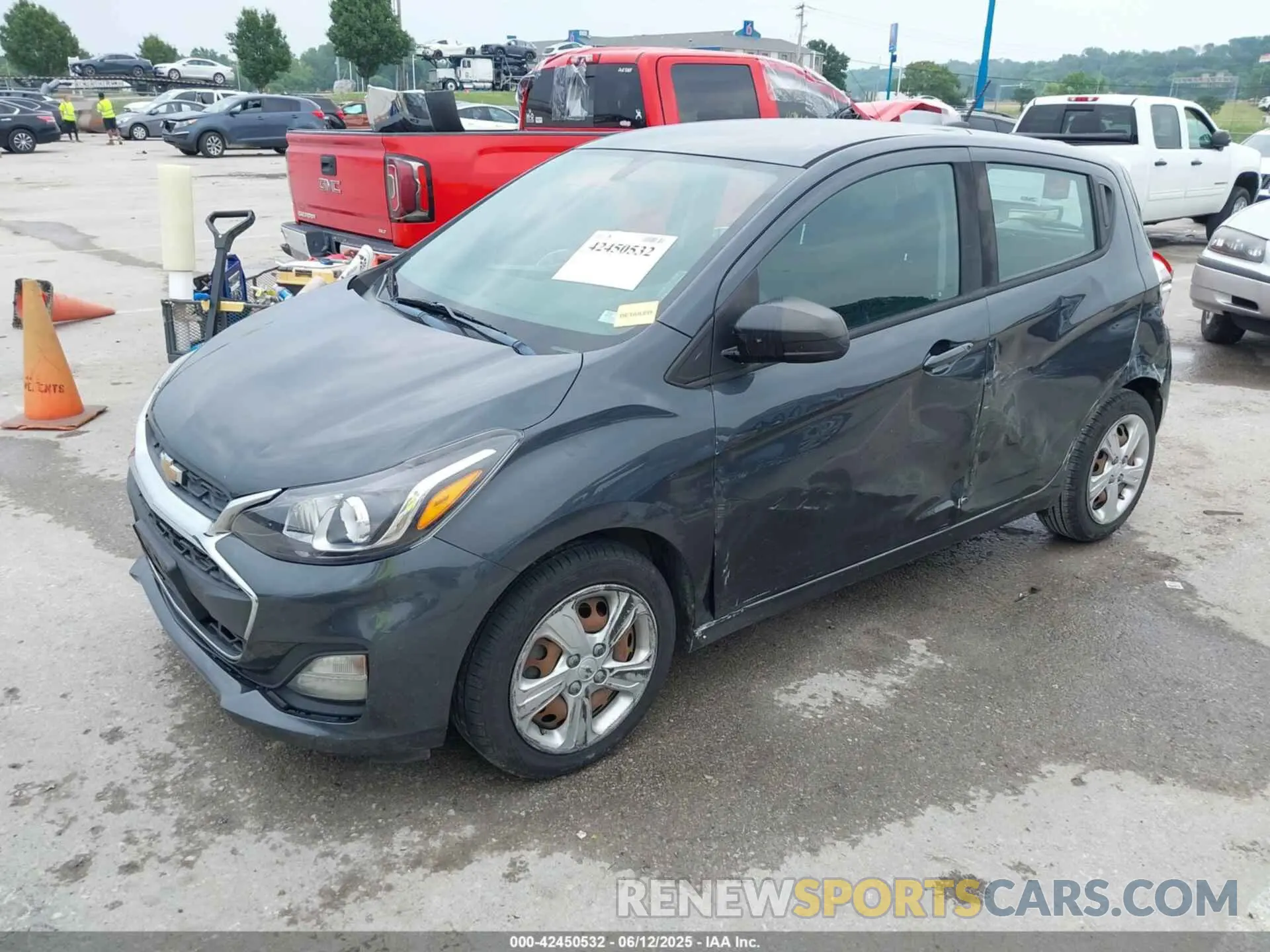 2 Фотография поврежденного автомобиля KL8CB6SA7MC735572 CHEVROLET SPARK 2021