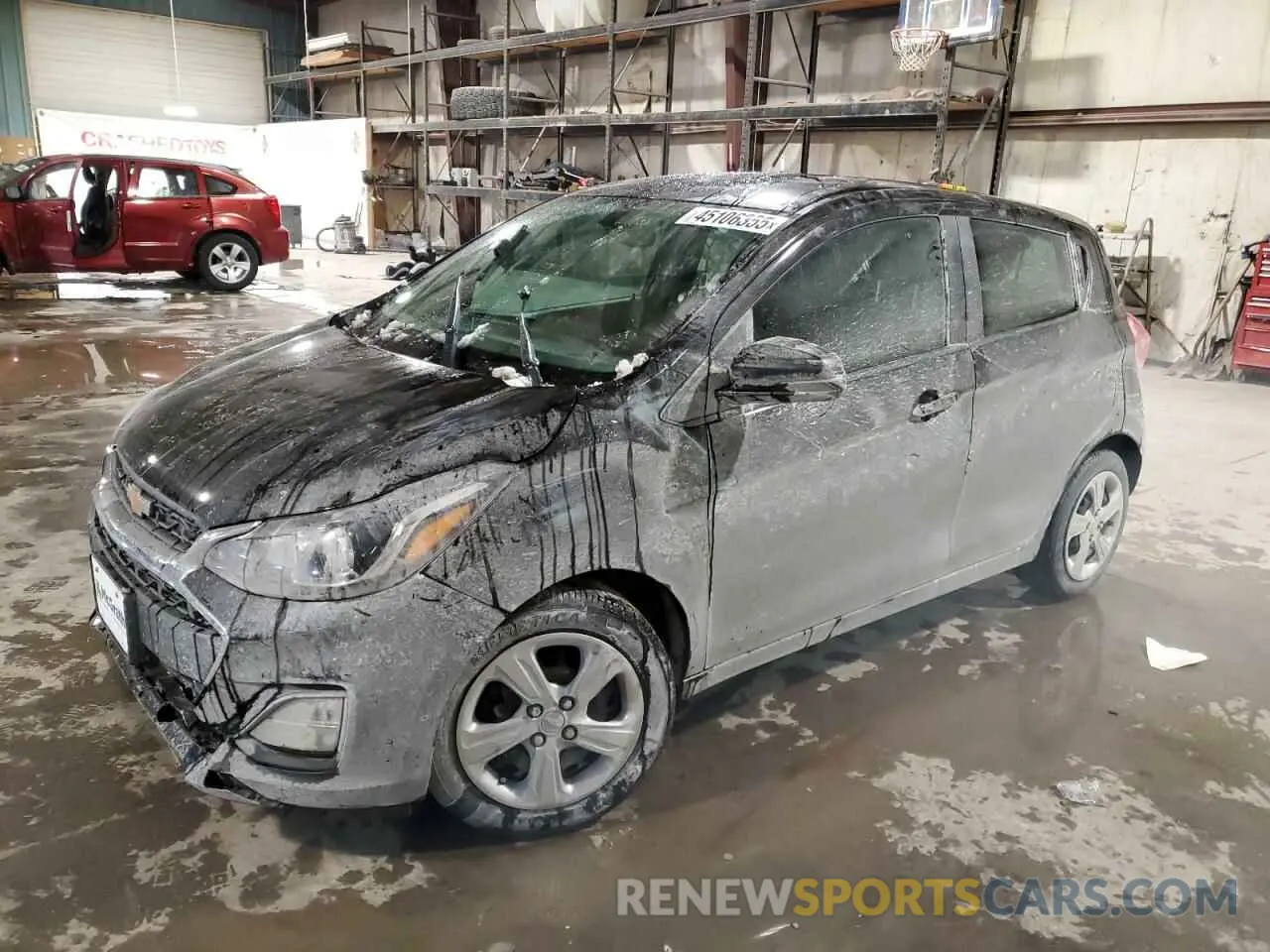 1 Photograph of a damaged car KL8CB6SA7MC737838 CHEVROLET SPARK 2021