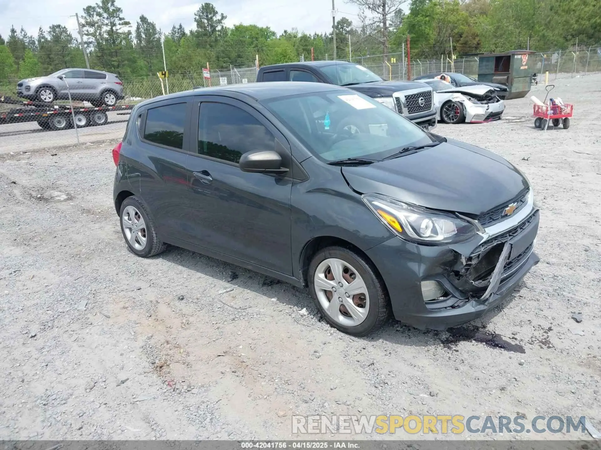 1 Фотография поврежденного автомобиля KL8CB6SA8MC227563 CHEVROLET SPARK 2021