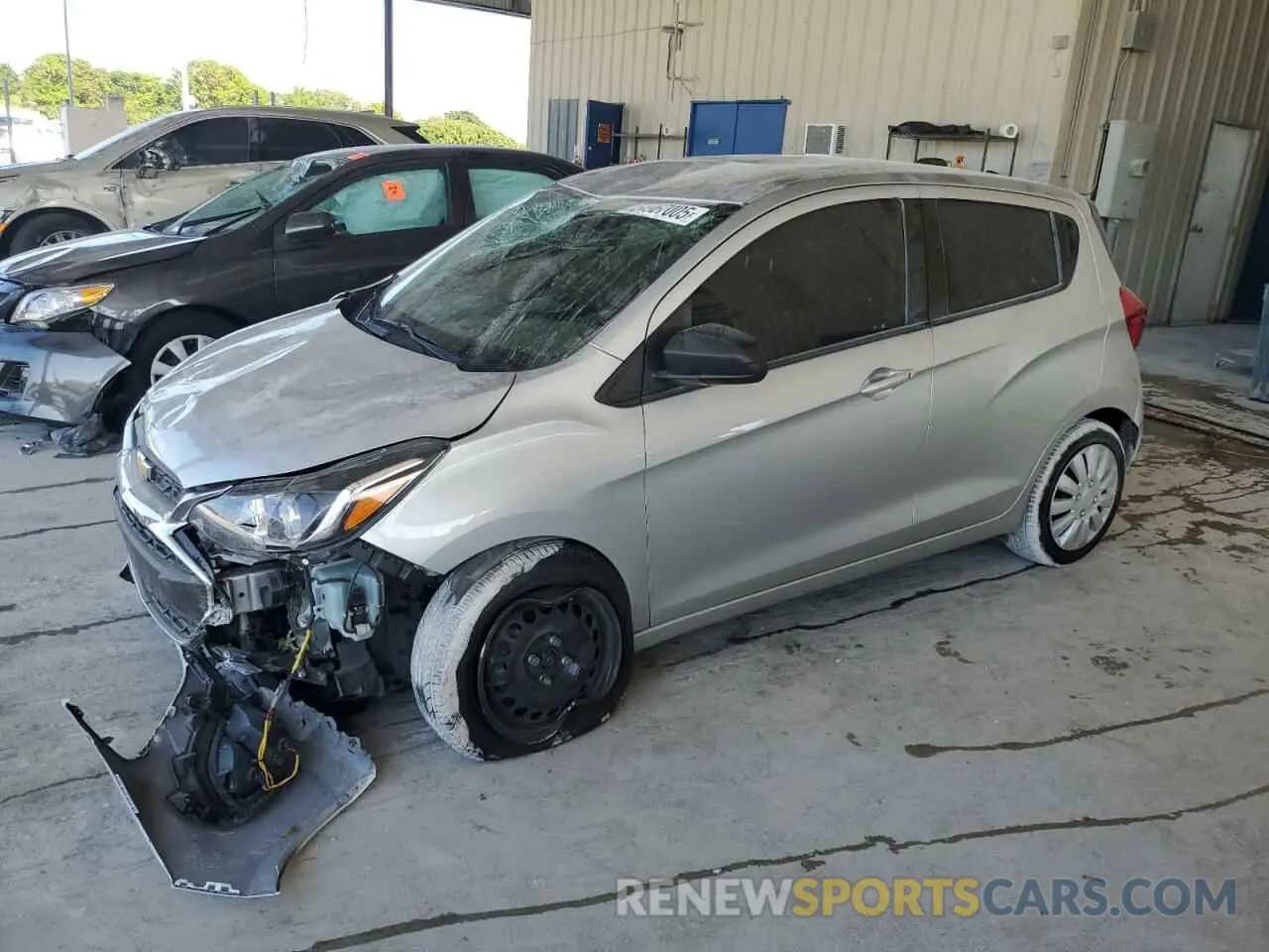 1 Photograph of a damaged car KL8CB6SA8MC729876 CHEVROLET SPARK 2021