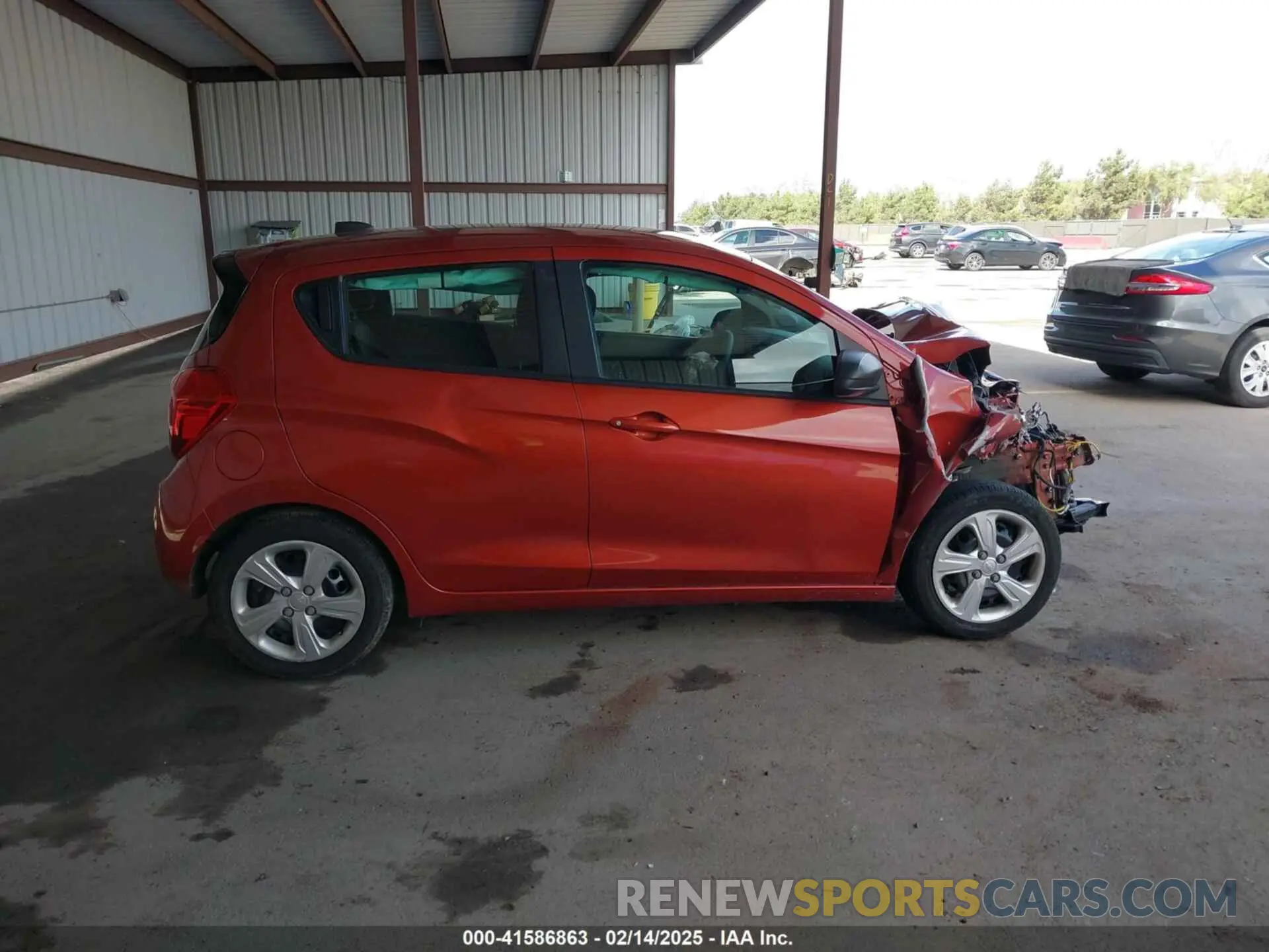 13 Photograph of a damaged car KL8CB6SA9MC711063 CHEVROLET SPARK 2021