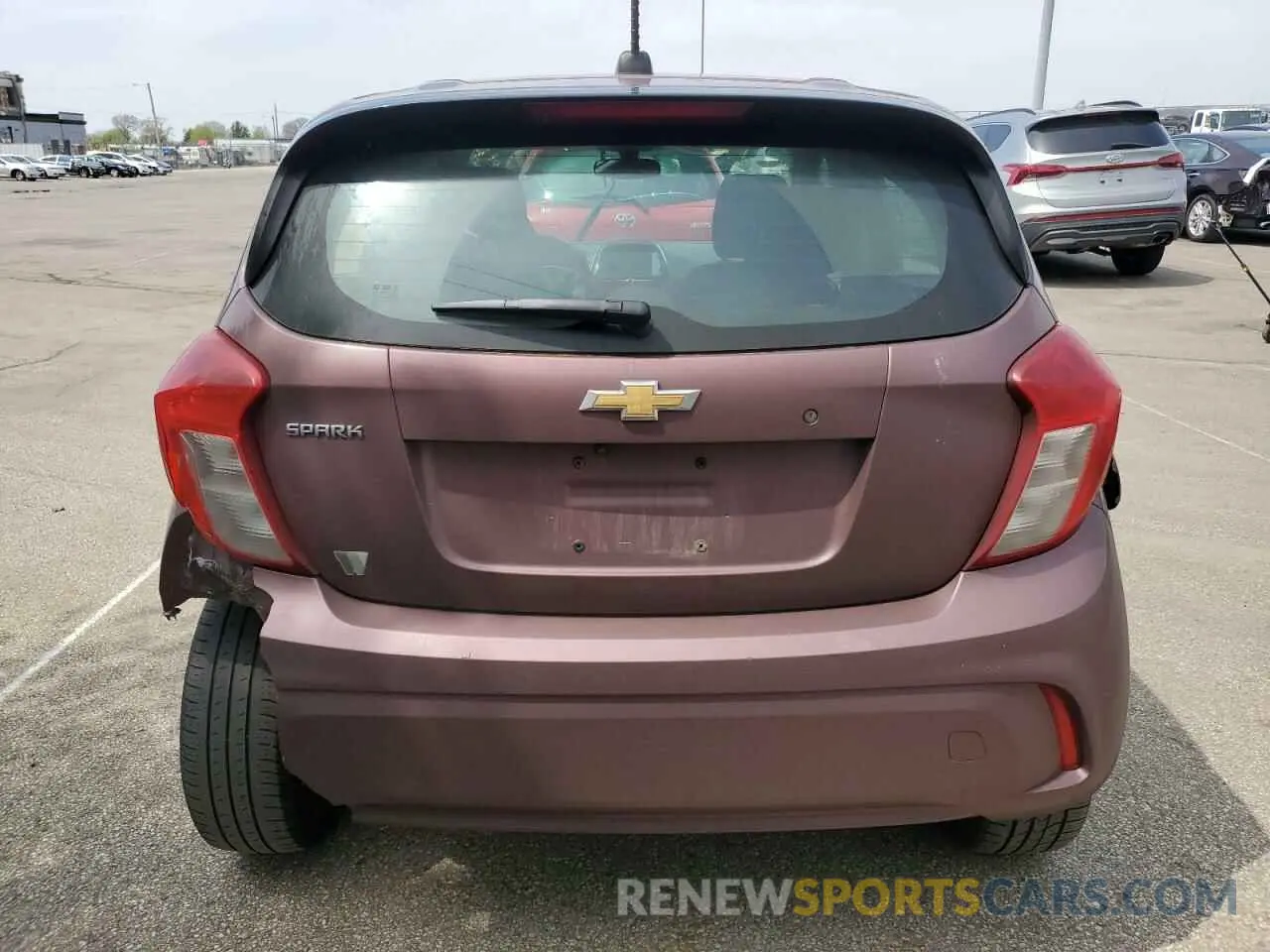 6 Фотография поврежденного автомобиля KL8CB6SA9MC712228 CHEVROLET SPARK 2021