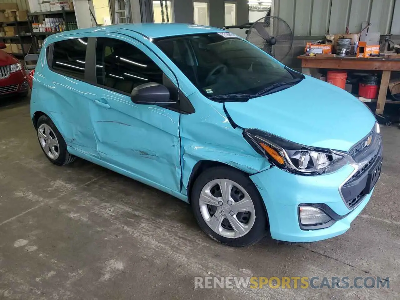 4 Фотография поврежденного автомобиля KL8CB6SAXMC709936 CHEVROLET SPARK 2021