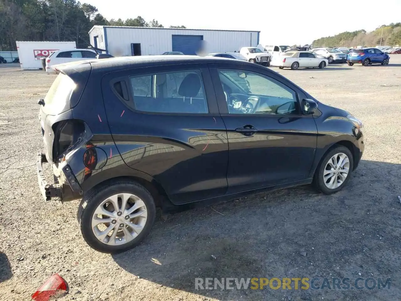 3 Photograph of a damaged car KL8CD6SA0MC736749 CHEVROLET SPARK 2021