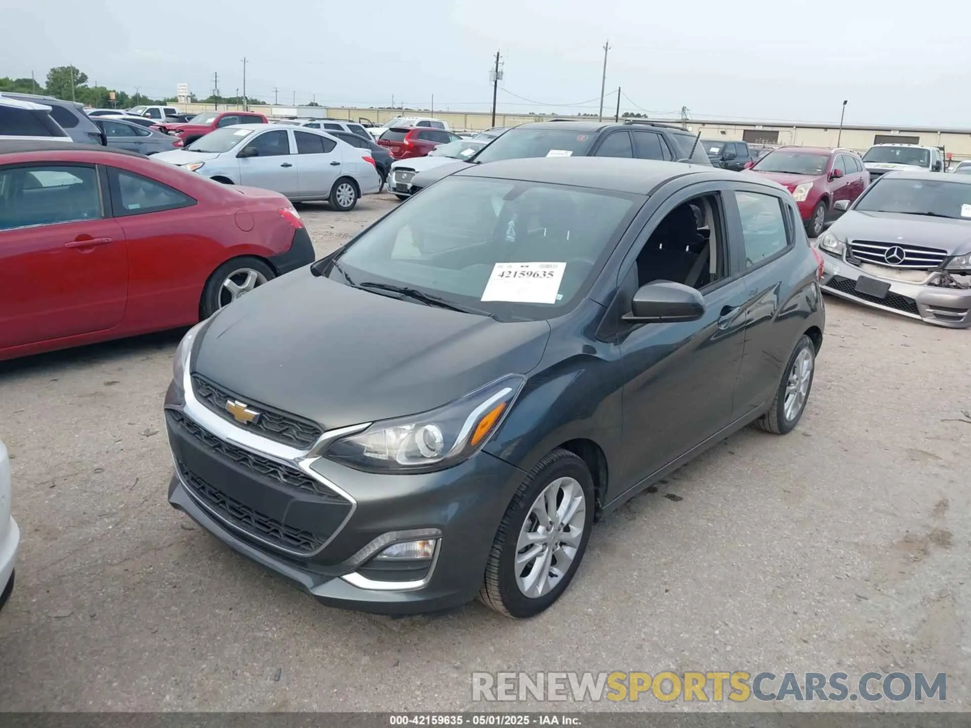 2 Фотография поврежденного автомобиля KL8CD6SA1MC216575 CHEVROLET SPARK 2021