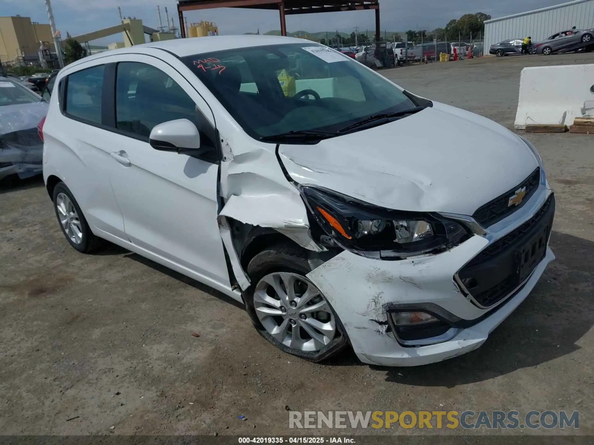 1 Фотография поврежденного автомобиля KL8CD6SA1MC726943 CHEVROLET SPARK 2021