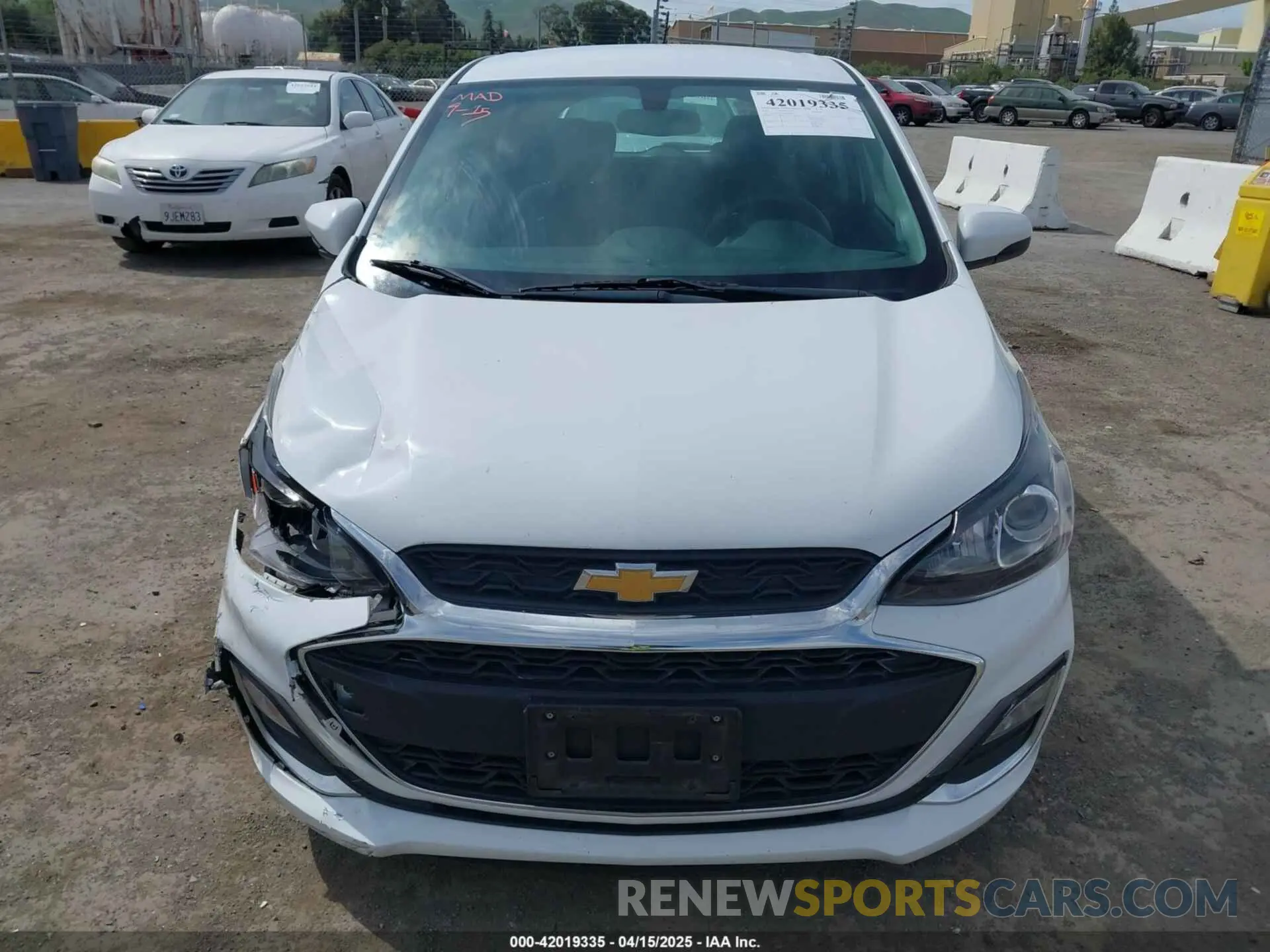 12 Фотография поврежденного автомобиля KL8CD6SA1MC726943 CHEVROLET SPARK 2021