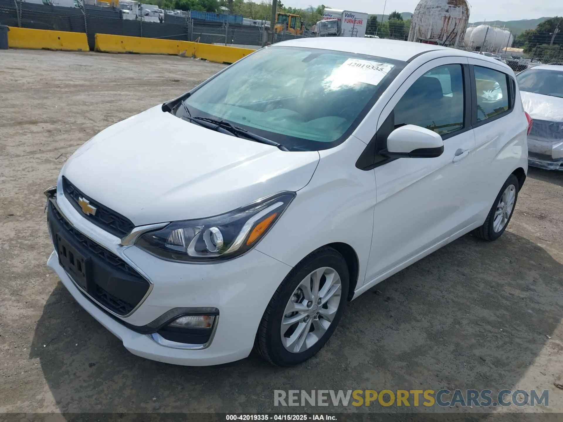 2 Фотография поврежденного автомобиля KL8CD6SA1MC726943 CHEVROLET SPARK 2021
