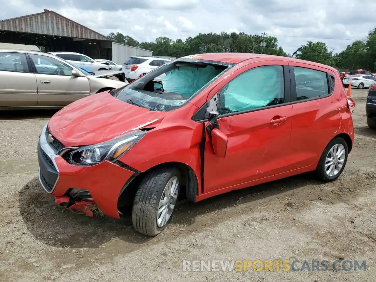 1 Photograph of a damaged car KL8CD6SA1MC747985 CHEVROLET SPARK 2021