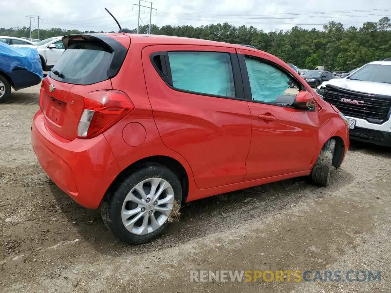 3 Photograph of a damaged car KL8CD6SA1MC747985 CHEVROLET SPARK 2021