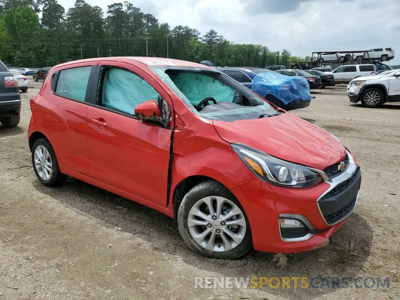 4 Photograph of a damaged car KL8CD6SA1MC747985 CHEVROLET SPARK 2021