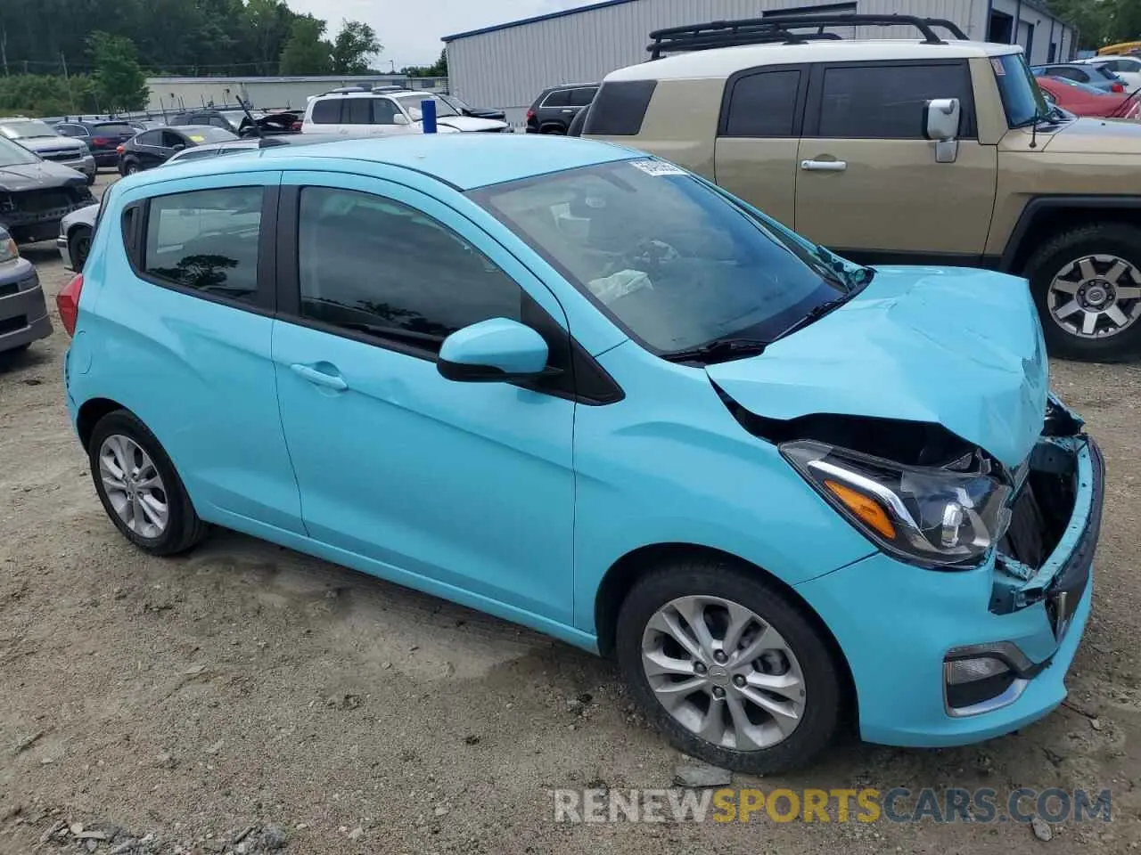 4 Фотография поврежденного автомобиля KL8CD6SA2MC719676 CHEVROLET SPARK 2021