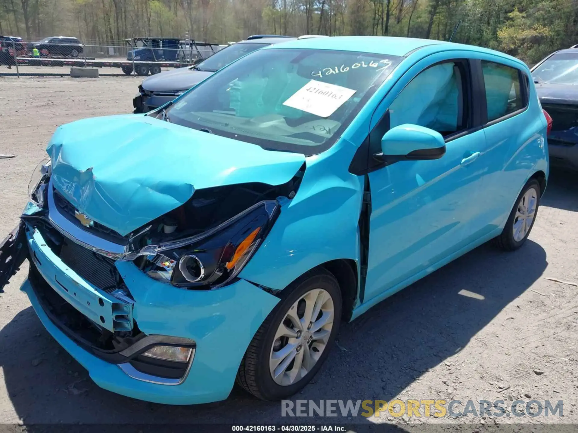 2 Фотография поврежденного автомобиля KL8CD6SA2MC725624 CHEVROLET SPARK 2021