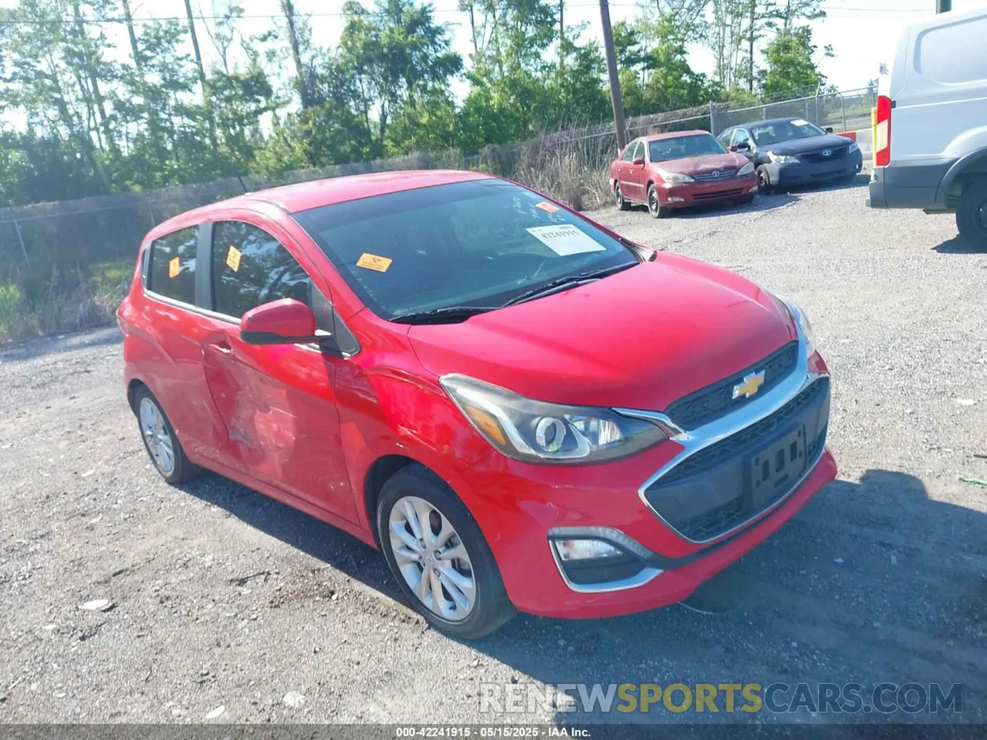 1 Photograph of a damaged car KL8CD6SA2MC746070 CHEVROLET SPARK 2021