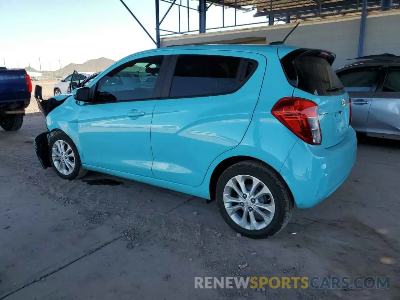 2 Photograph of a damaged car KL8CD6SA3MC707598 CHEVROLET SPARK 2021