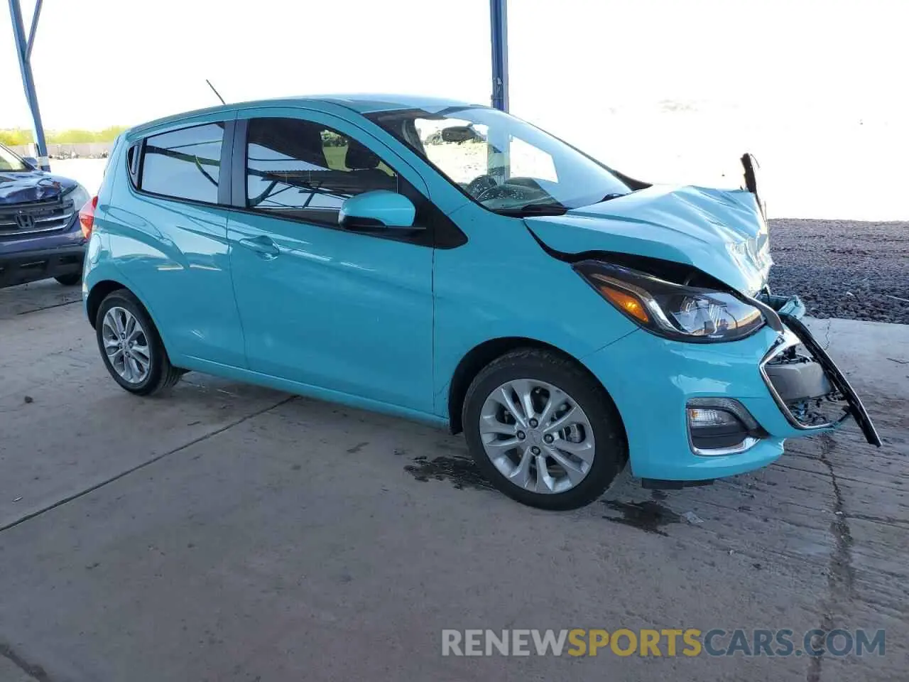 4 Photograph of a damaged car KL8CD6SA3MC707598 CHEVROLET SPARK 2021