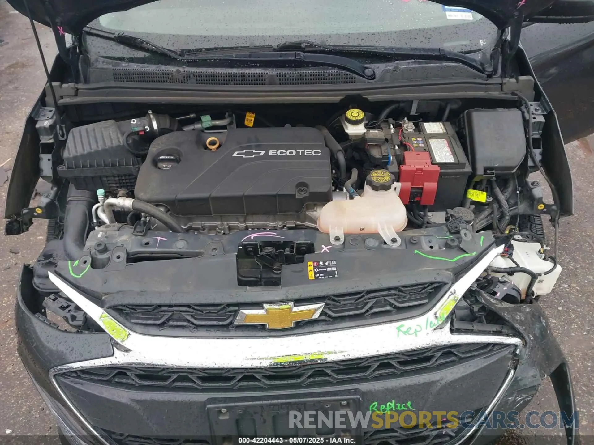 10 Photograph of a damaged car KL8CD6SA3MC722456 CHEVROLET SPARK 2021