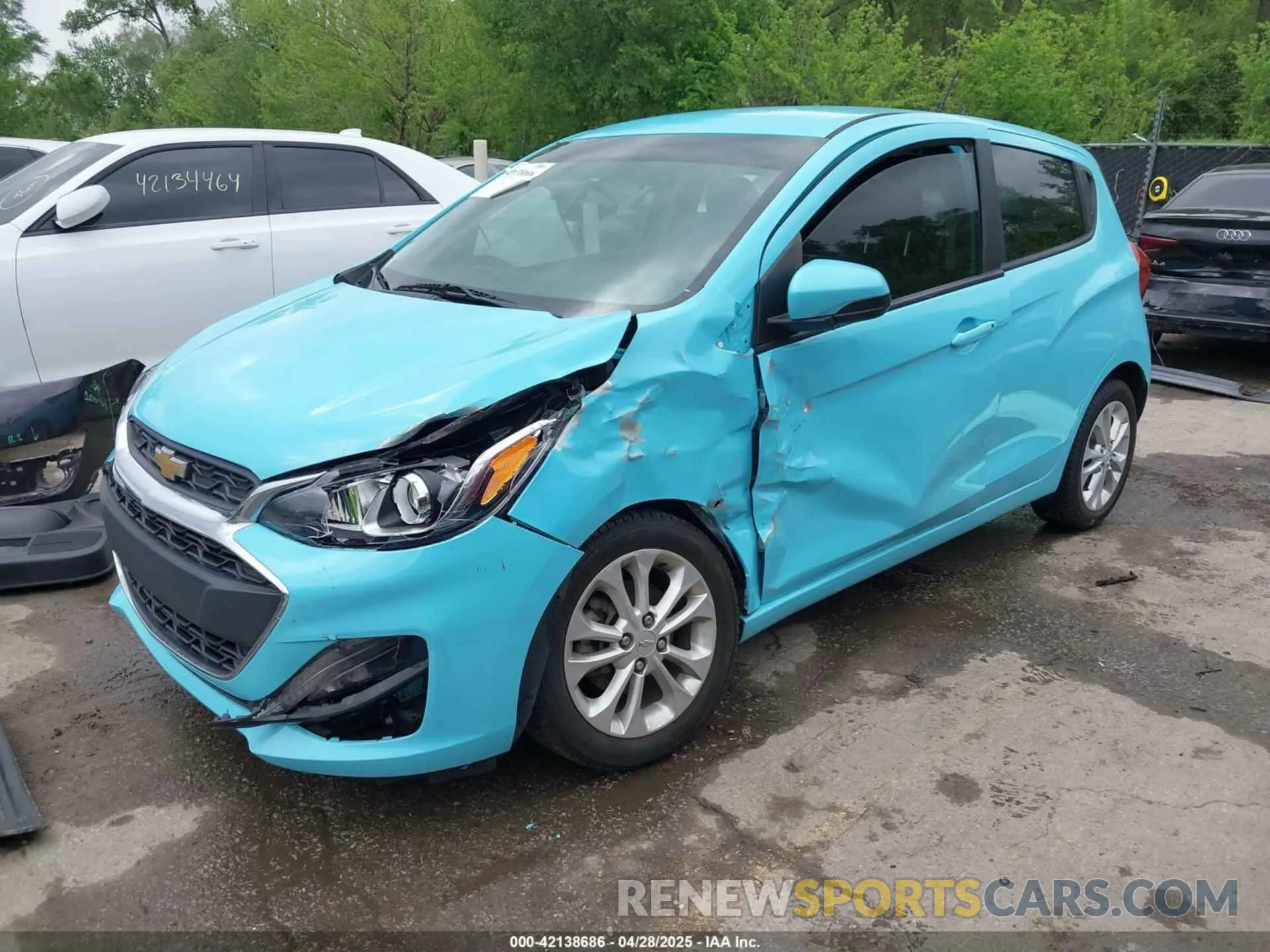 2 Photograph of a damaged car KL8CD6SA3MC728788 CHEVROLET SPARK 2021