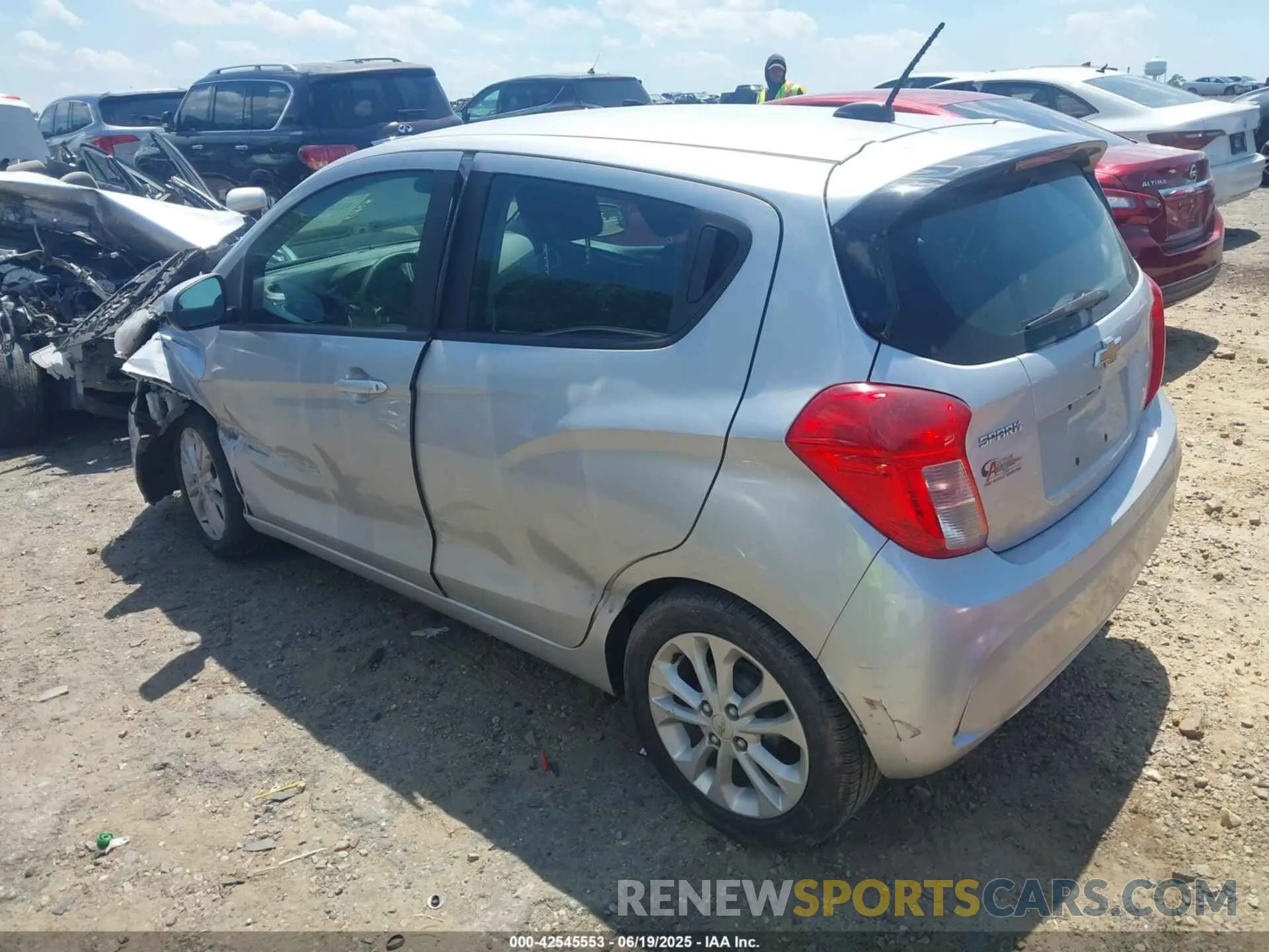 3 Photograph of a damaged car KL8CD6SA3MC735899 CHEVROLET SPARK 2021