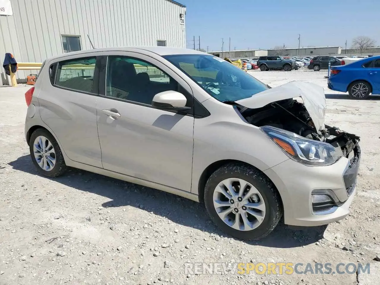 4 Photograph of a damaged car KL8CD6SA3MC744246 CHEVROLET SPARK 2021