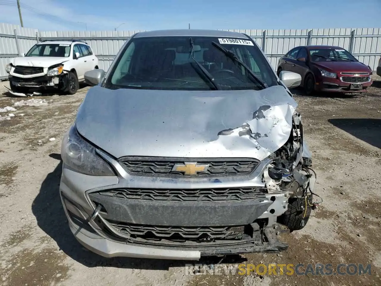 5 Photograph of a damaged car KL8CD6SA4MC724393 CHEVROLET SPARK 2021