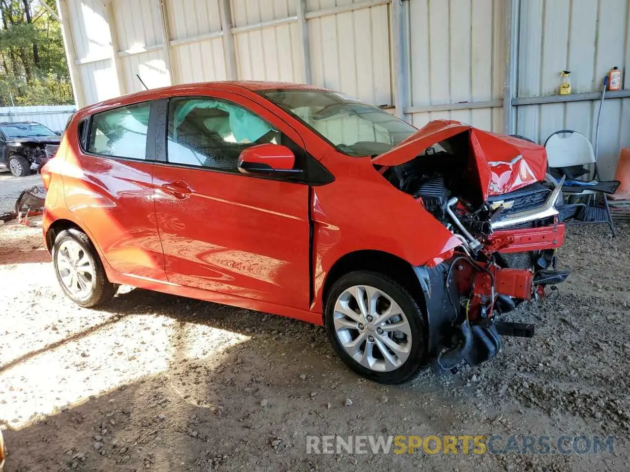 4 Photograph of a damaged car KL8CD6SA4MC746913 CHEVROLET SPARK 2021