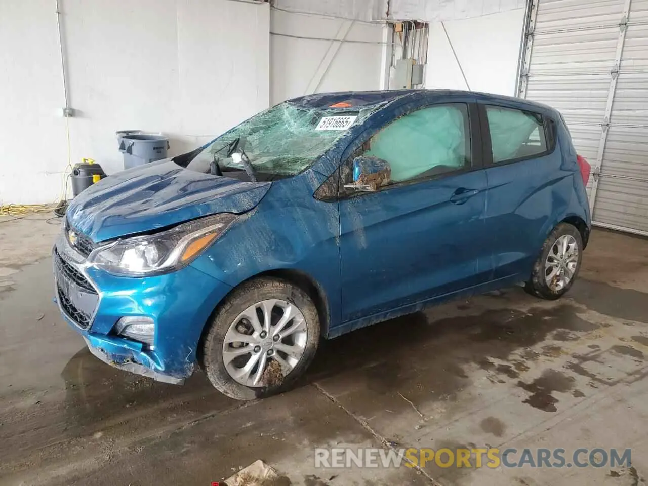 1 Photograph of a damaged car KL8CD6SA5MC742224 CHEVROLET SPARK 2021