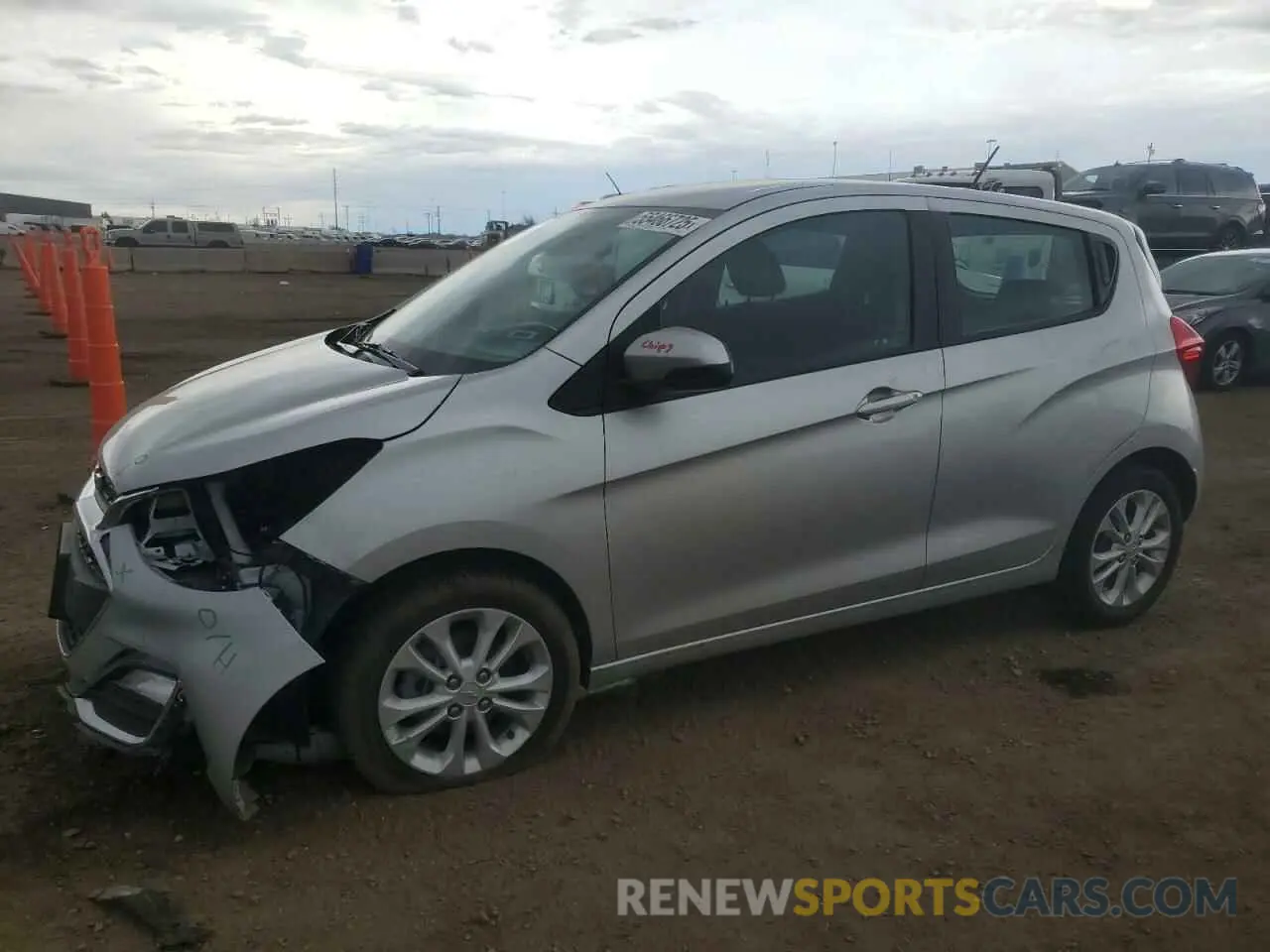 1 Photograph of a damaged car KL8CD6SA6MC223344 CHEVROLET SPARK 2021