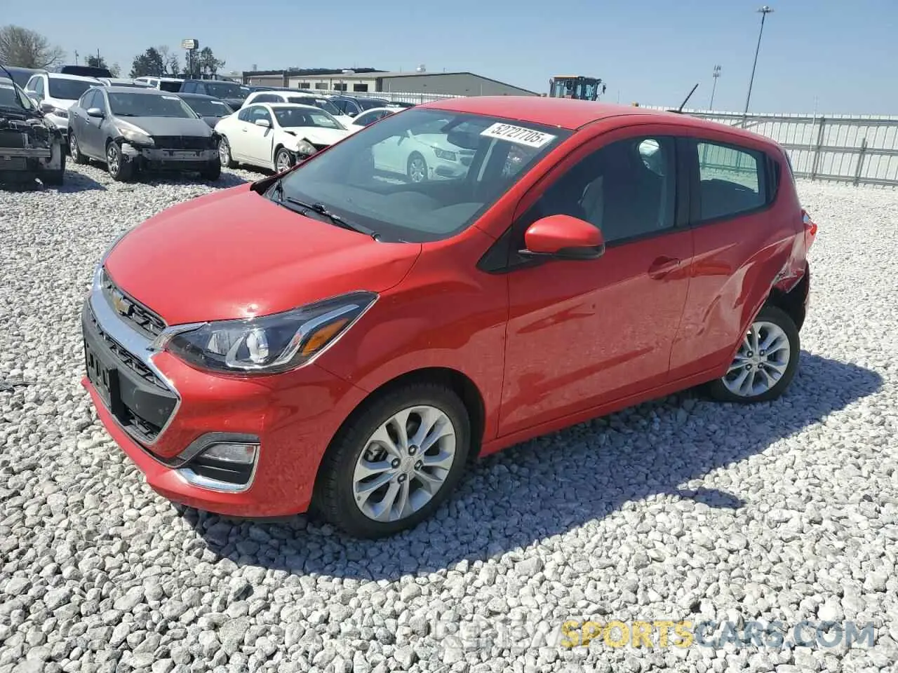 1 Photograph of a damaged car KL8CD6SA6MC721642 CHEVROLET SPARK 2021