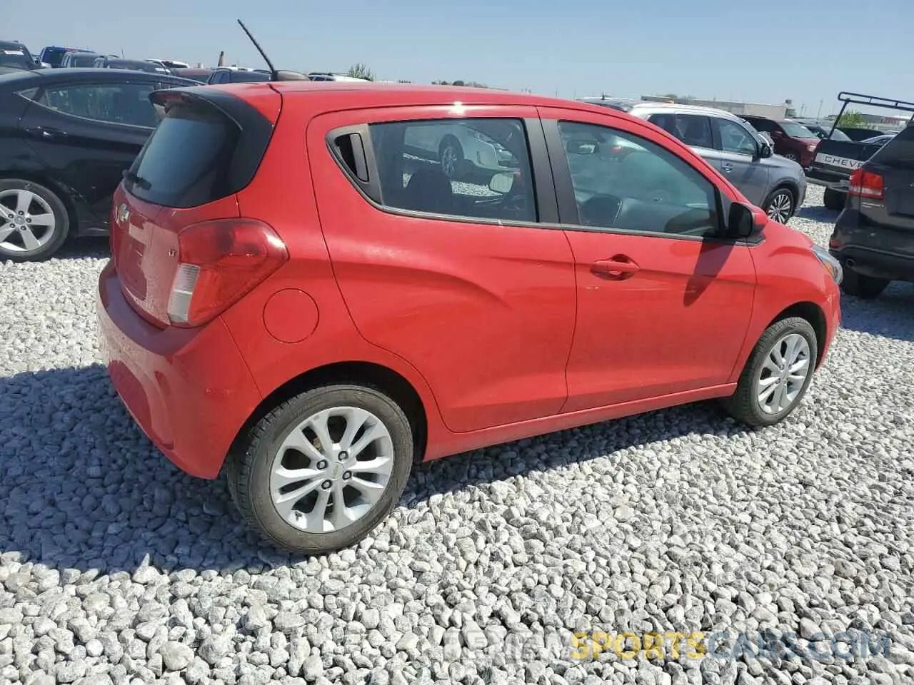 3 Photograph of a damaged car KL8CD6SA6MC721642 CHEVROLET SPARK 2021
