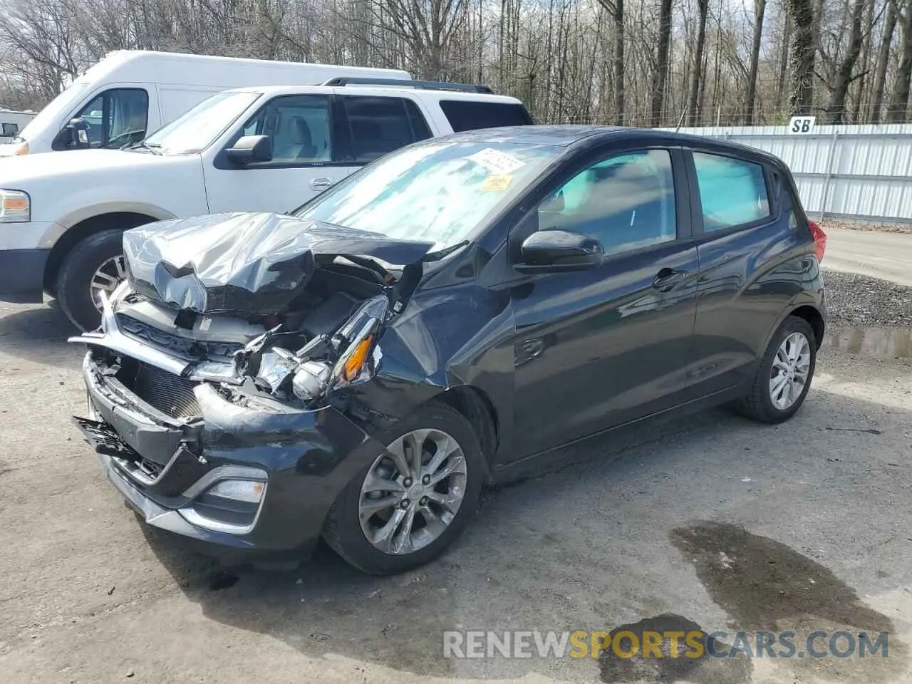 1 Фотография поврежденного автомобиля KL8CD6SA7MC228181 CHEVROLET SPARK 2021