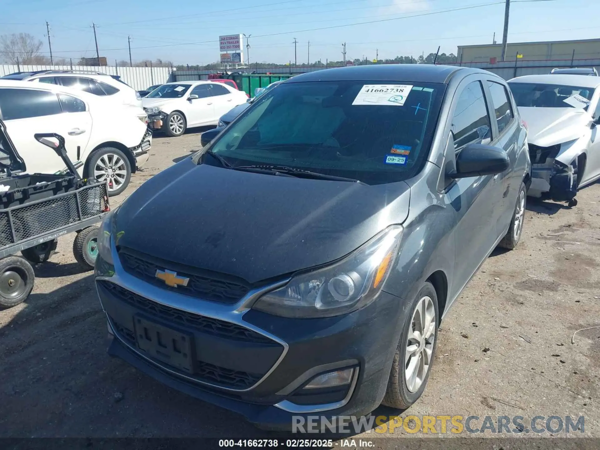 2 Photograph of a damaged car KL8CD6SA7MC712299 CHEVROLET SPARK 2021