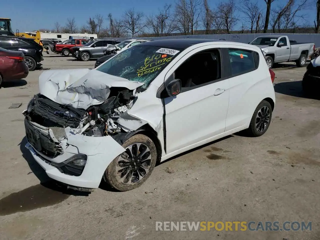 1 Фотография поврежденного автомобиля KL8CD6SA7MC729698 CHEVROLET SPARK 2021