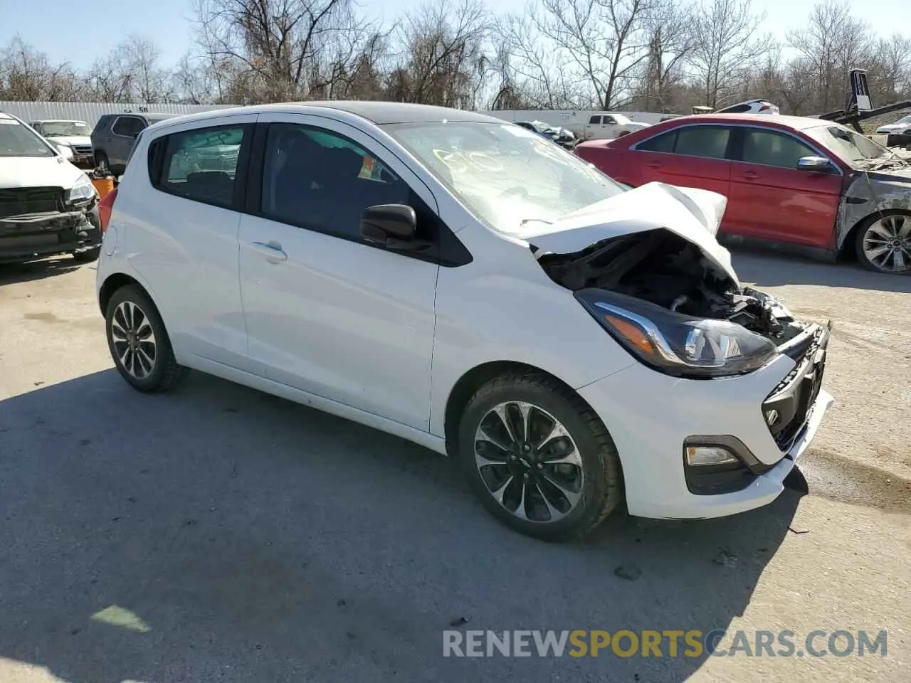 4 Фотография поврежденного автомобиля KL8CD6SA7MC729698 CHEVROLET SPARK 2021