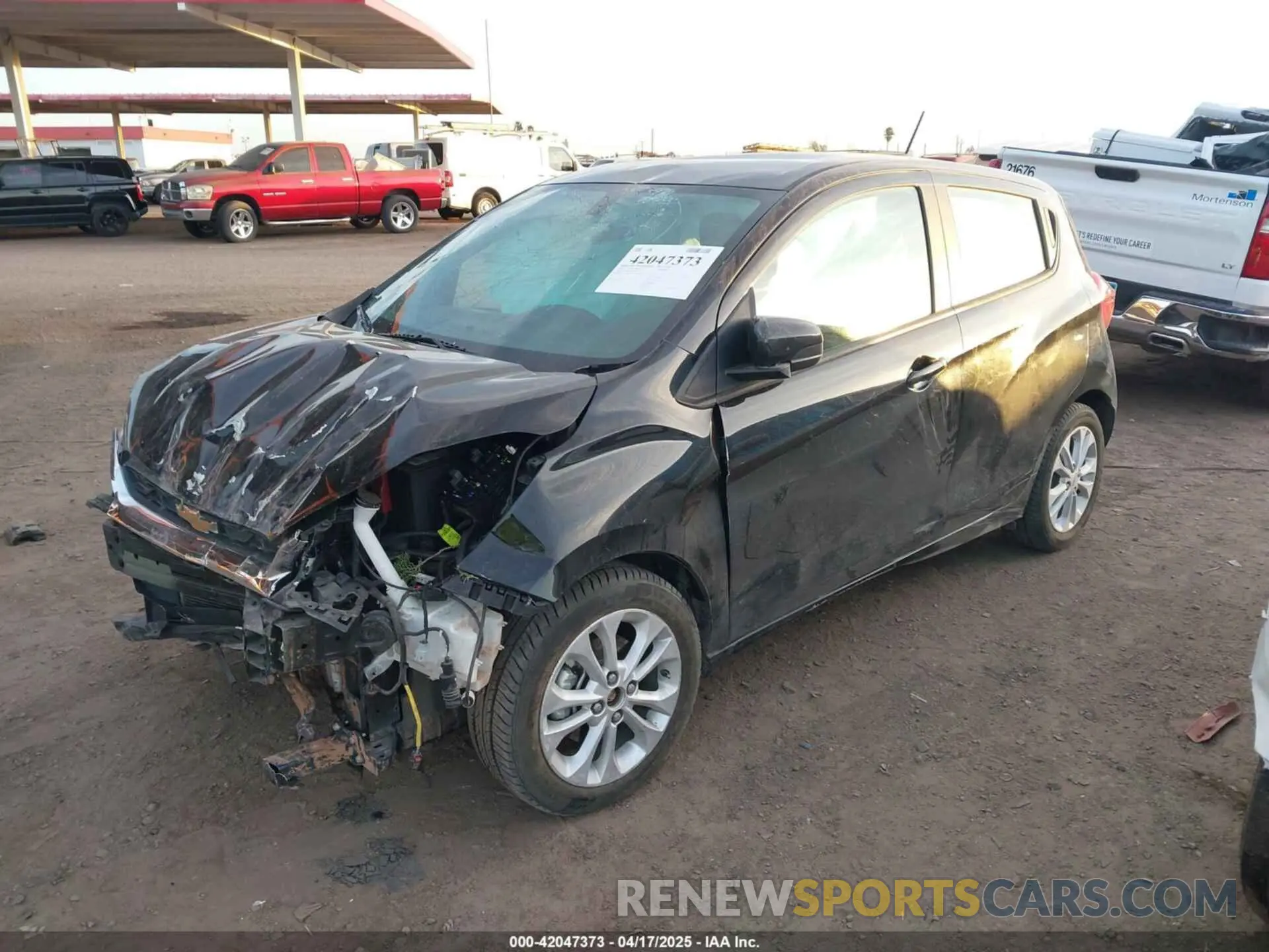 2 Photograph of a damaged car KL8CD6SA7MC750728 CHEVROLET SPARK 2021