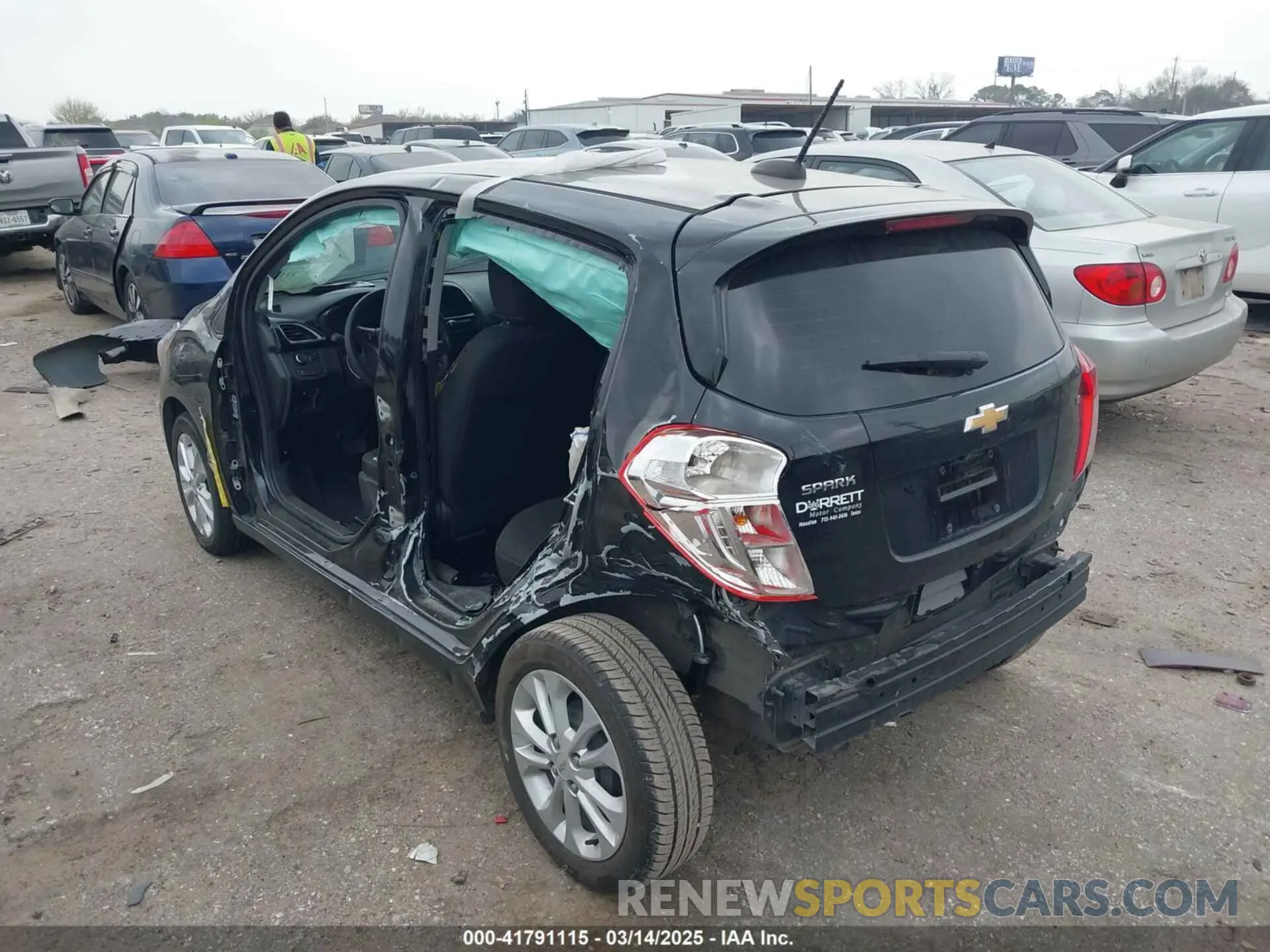 3 Photograph of a damaged car KL8CD6SA8MC722193 CHEVROLET SPARK 2021