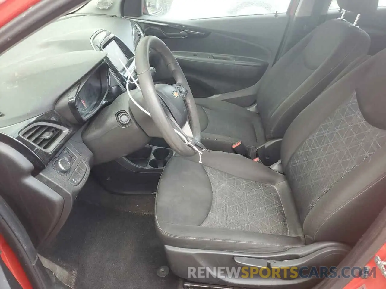 7 Фотография поврежденного автомобиля KL8CD6SA8MC747692 CHEVROLET SPARK 2021