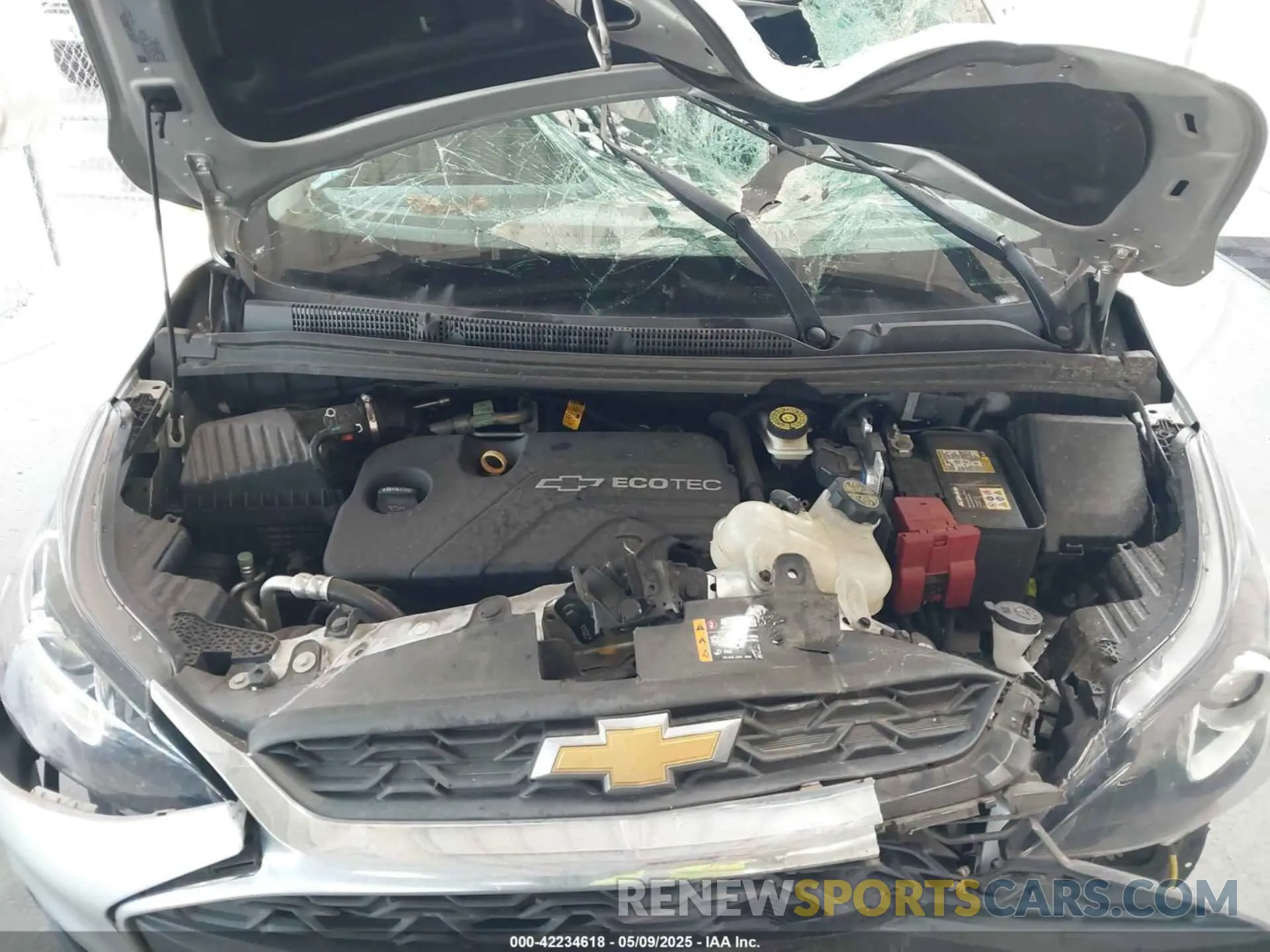 10 Photograph of a damaged car KL8CD6SA9MC217490 CHEVROLET SPARK 2021