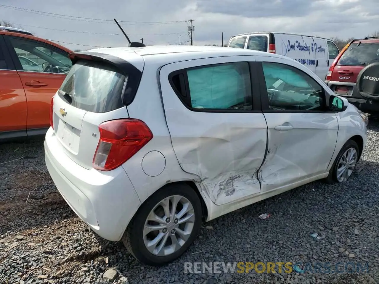 3 Фотография поврежденного автомобиля KL8CD6SA9MC729119 CHEVROLET SPARK 2021
