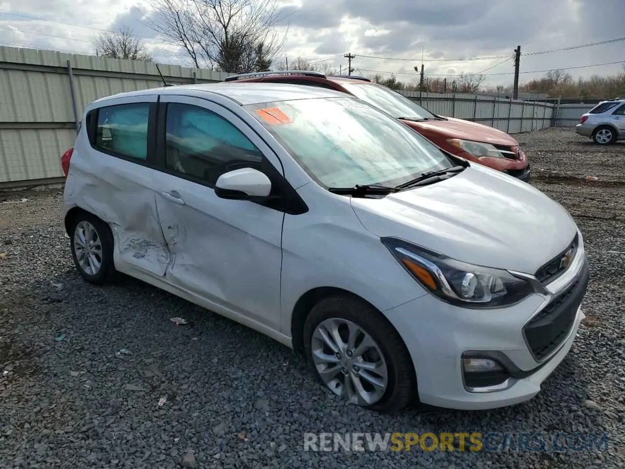 4 Фотография поврежденного автомобиля KL8CD6SA9MC729119 CHEVROLET SPARK 2021
