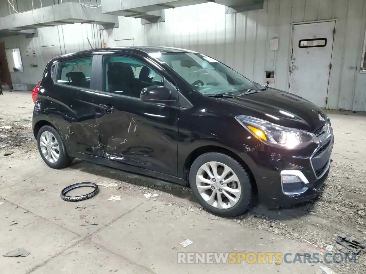 4 Фотография поврежденного автомобиля KL8CD6SA9MC745255 CHEVROLET SPARK 2021