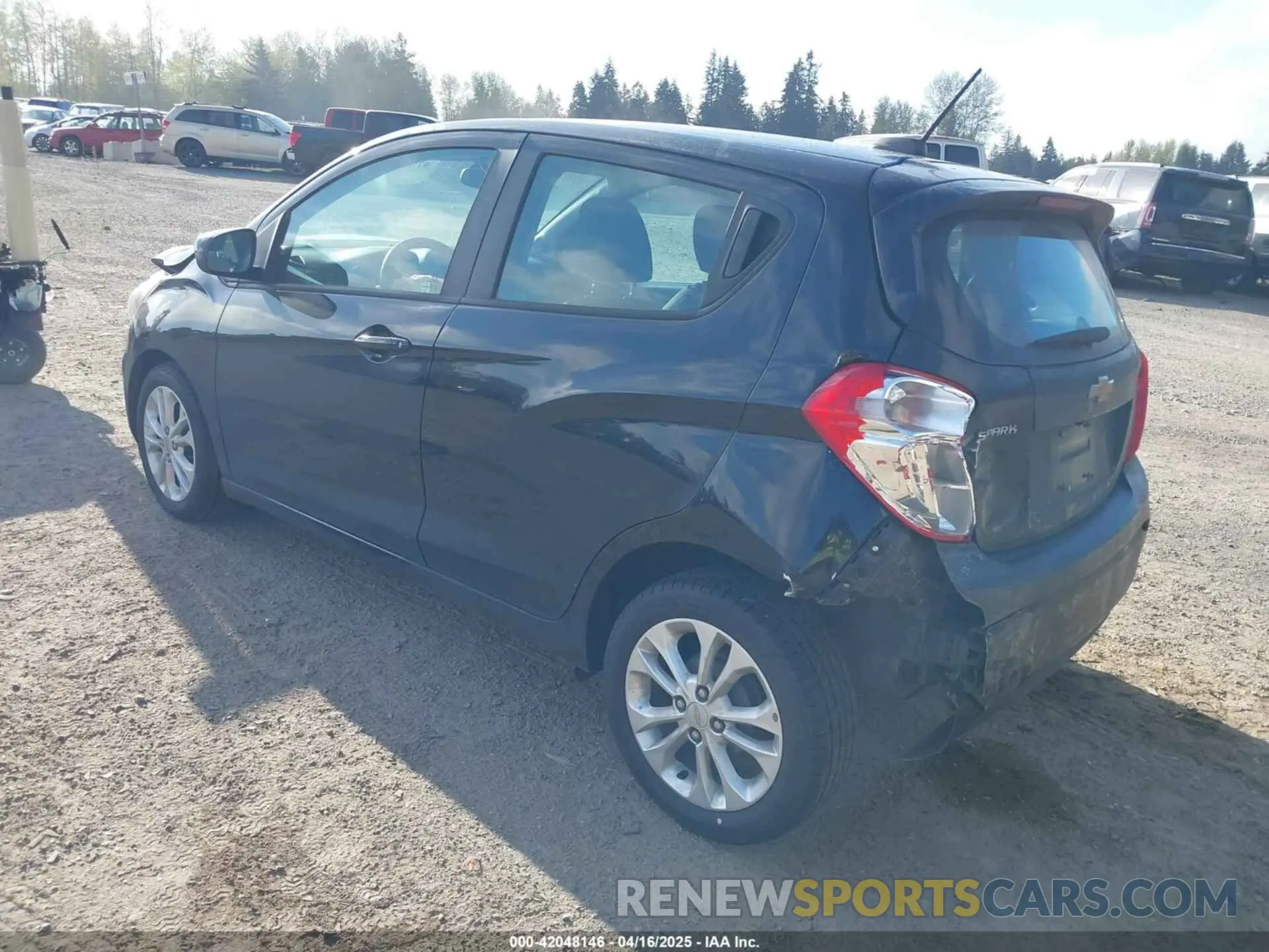 3 Фотография поврежденного автомобиля KL8CD6SA9MC747023 CHEVROLET SPARK 2021
