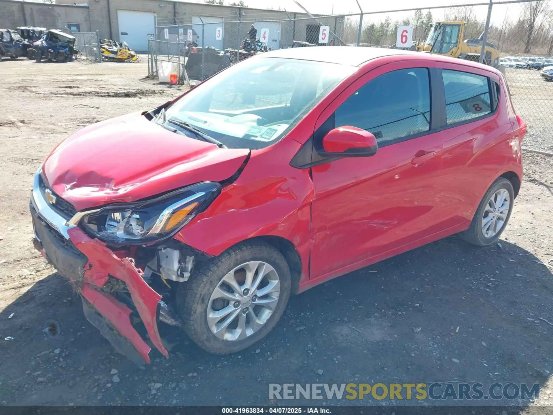 2 Photograph of a damaged car KL8CD6SAXMC711339 CHEVROLET SPARK 2021