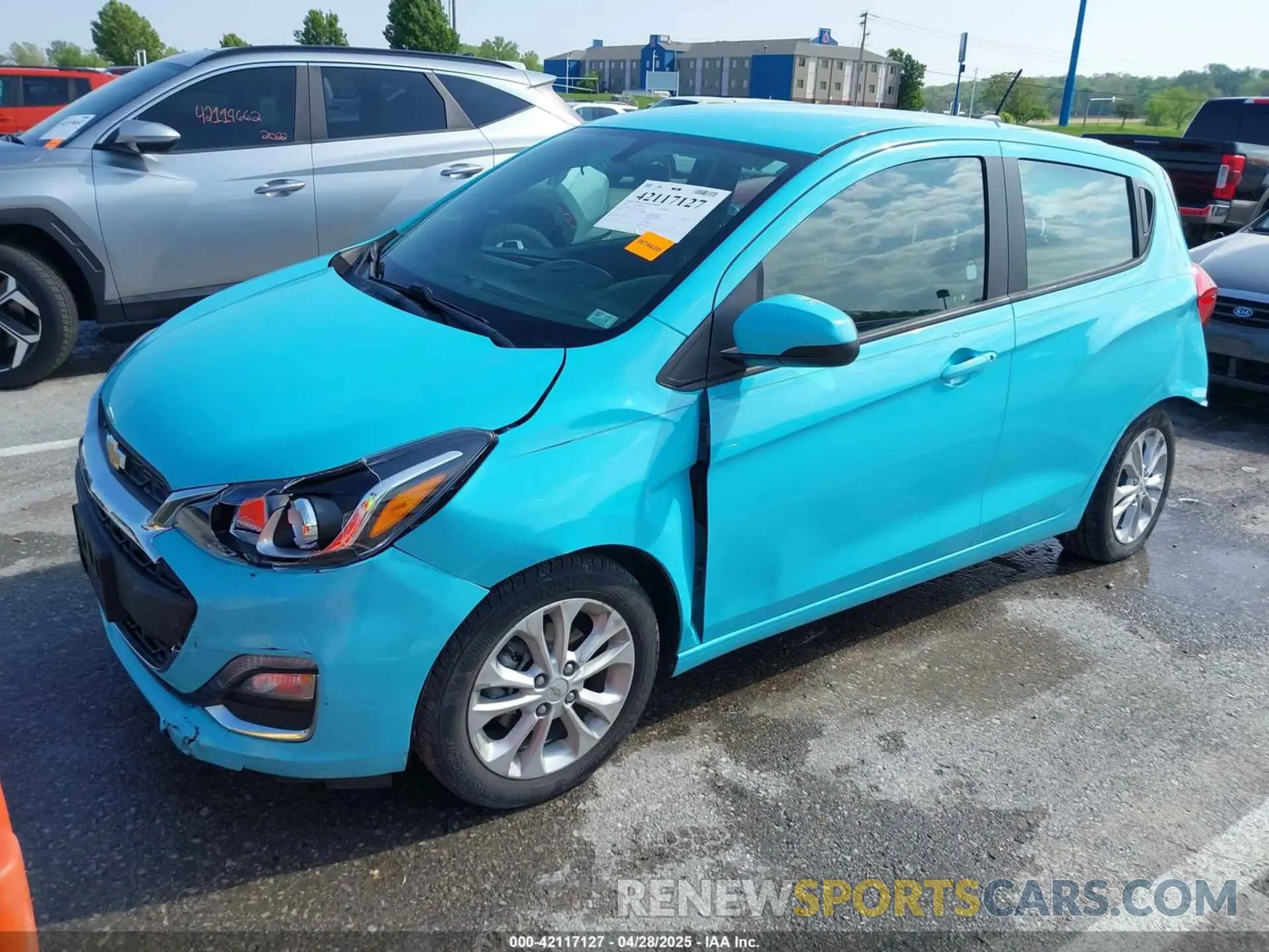 2 Photograph of a damaged car KL8CD6SAXMC714953 CHEVROLET SPARK 2021