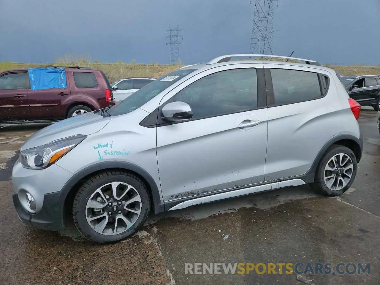 1 Photograph of a damaged car KL8CH6SA3MC219711 CHEVROLET SPARK 2021
