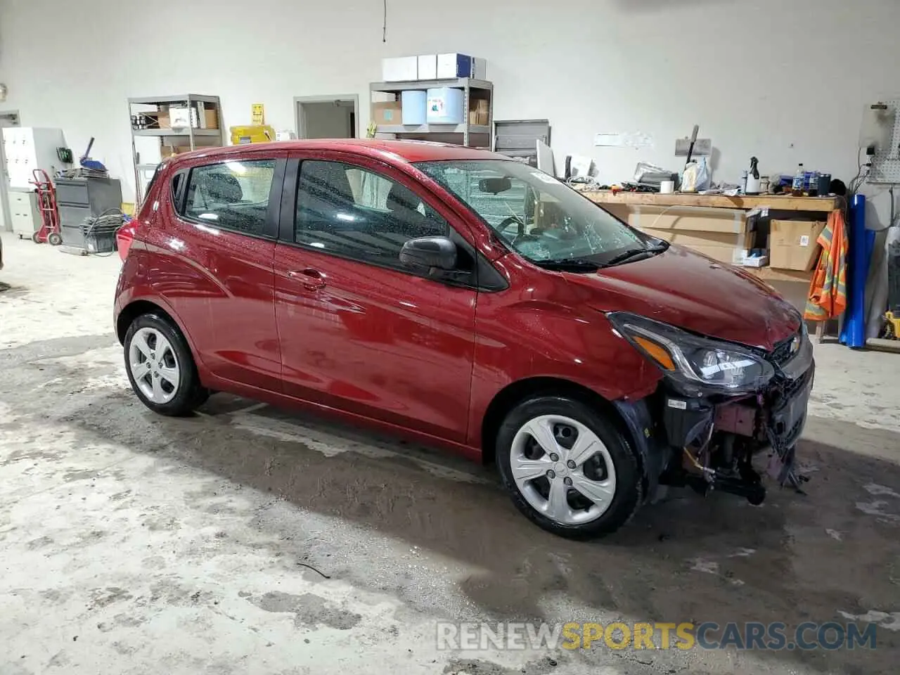4 Фотография поврежденного автомобиля KL8CB6SA0NC032834 CHEVROLET SPARK 2022
