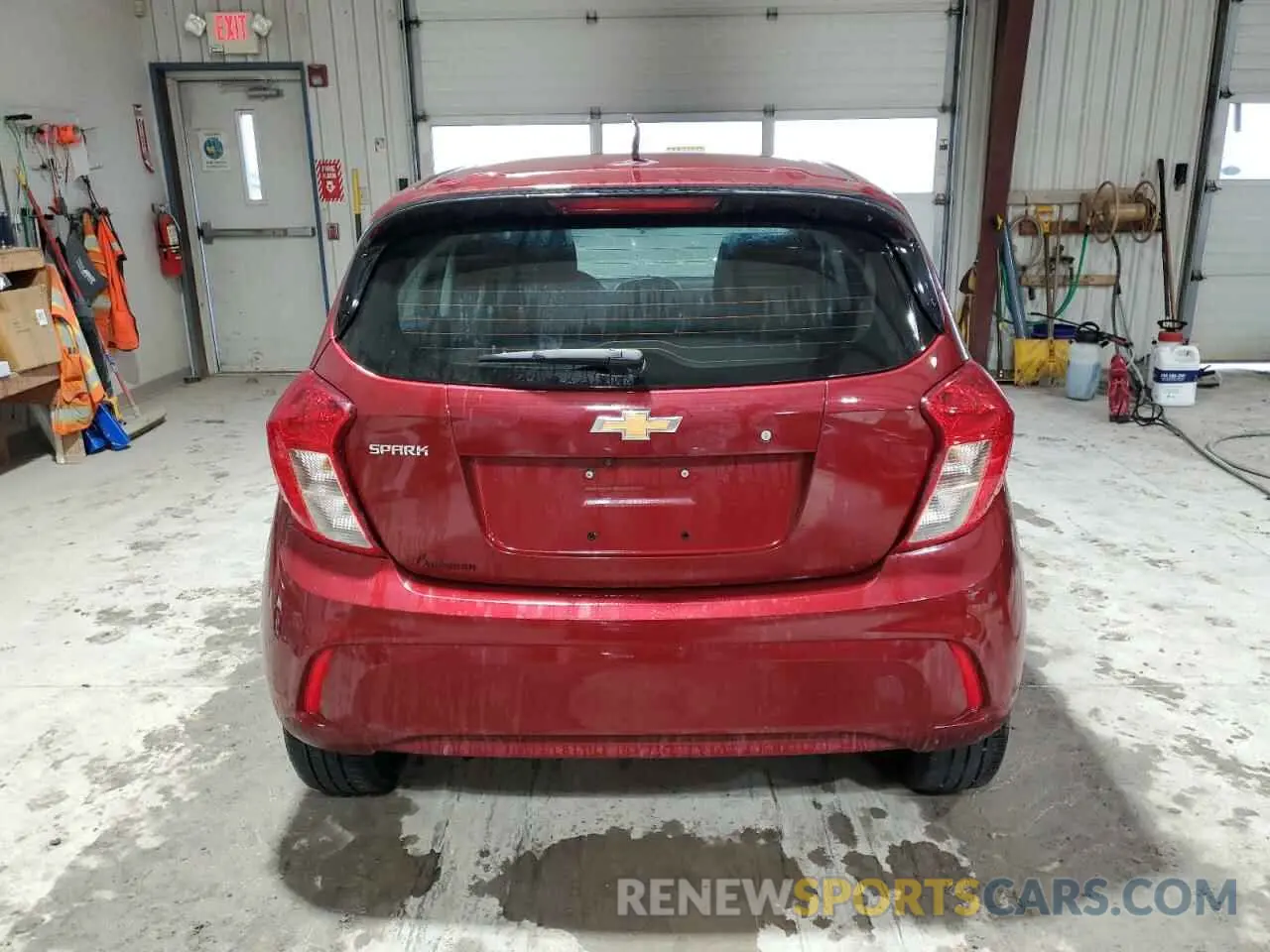 6 Фотография поврежденного автомобиля KL8CB6SA0NC032834 CHEVROLET SPARK 2022