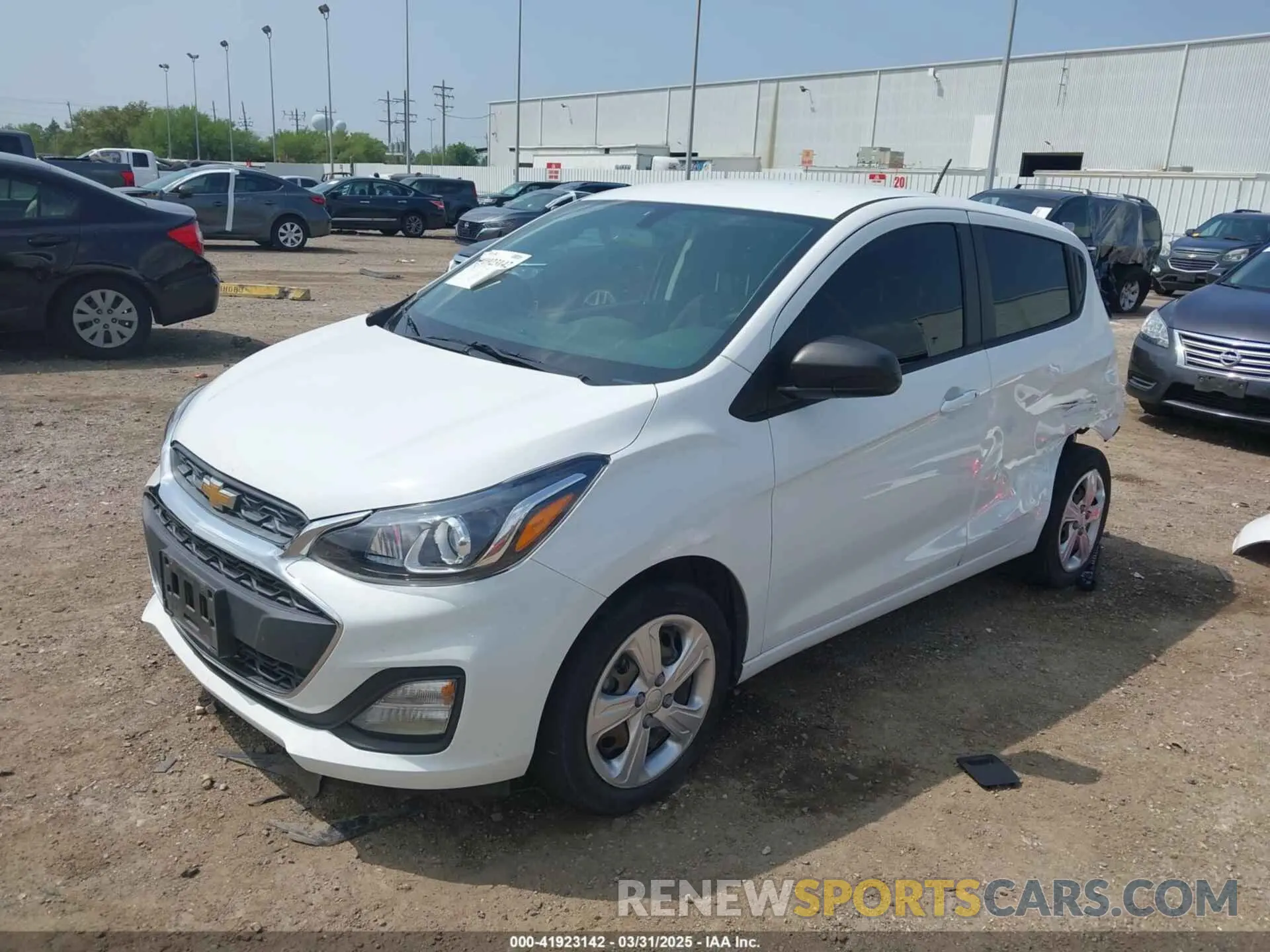 2 Фотография поврежденного автомобиля KL8CB6SA1NC003990 CHEVROLET SPARK 2022