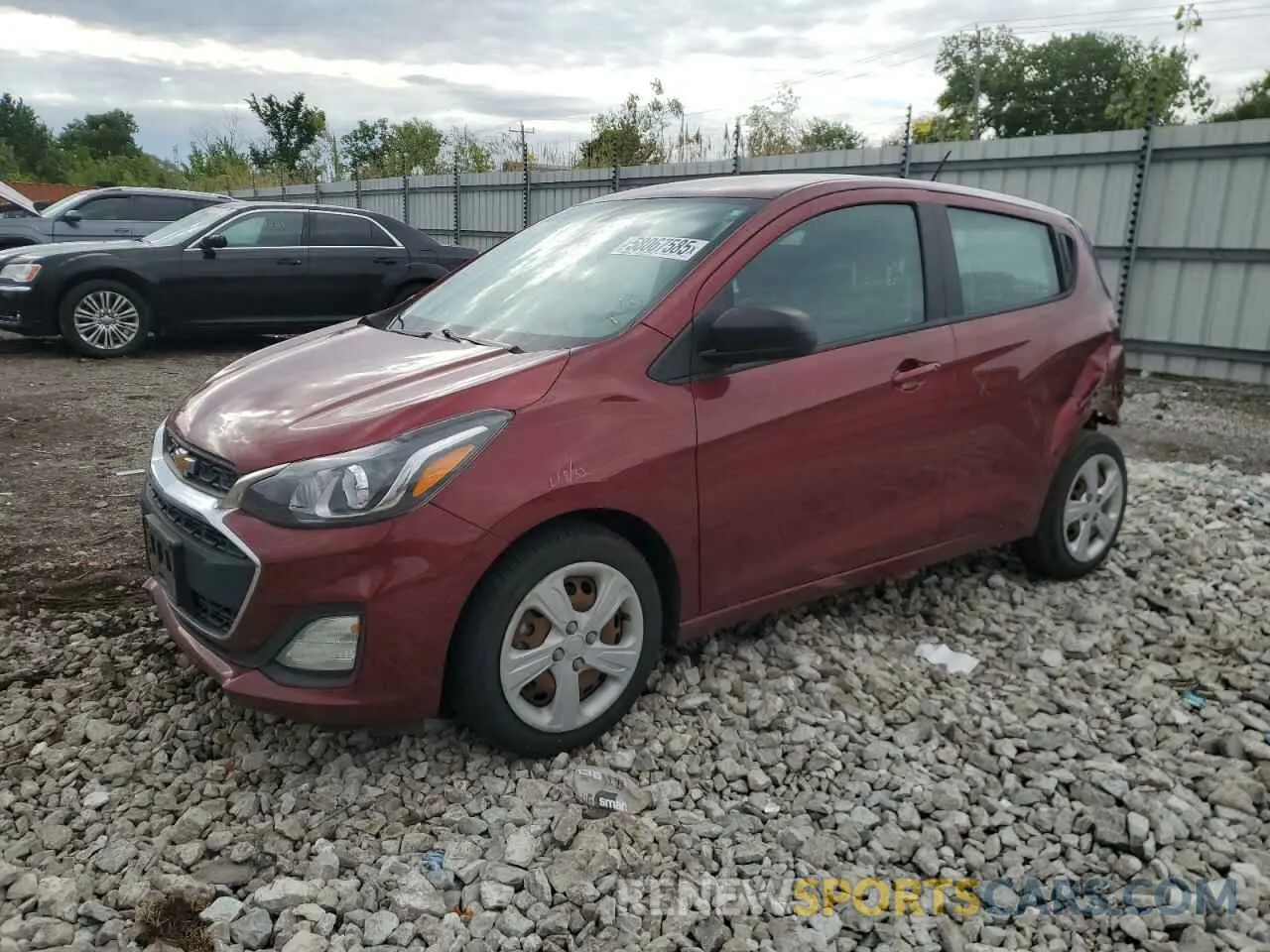 1 Photograph of a damaged car KL8CB6SA9NC006507 CHEVROLET SPARK 2022